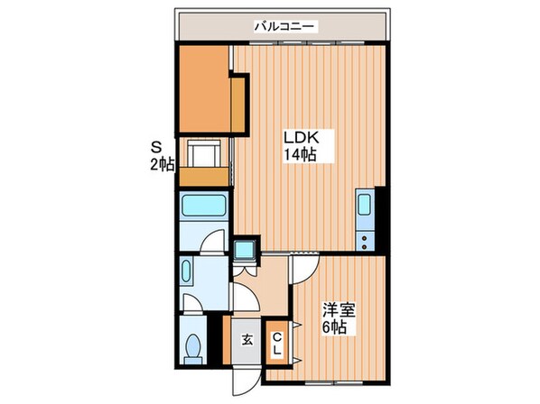 堂山コ－ポの物件間取画像